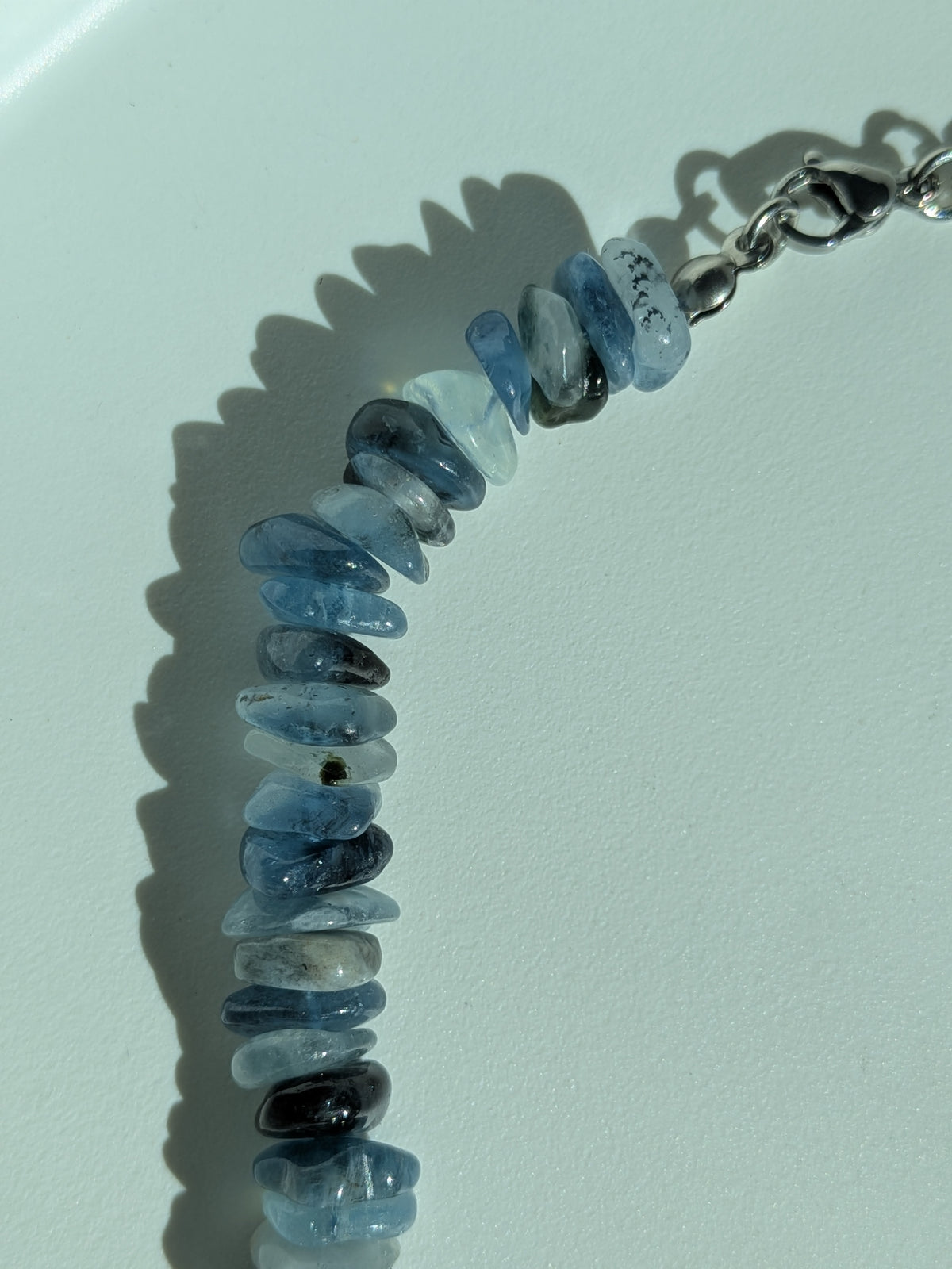 Collier en aigue marine