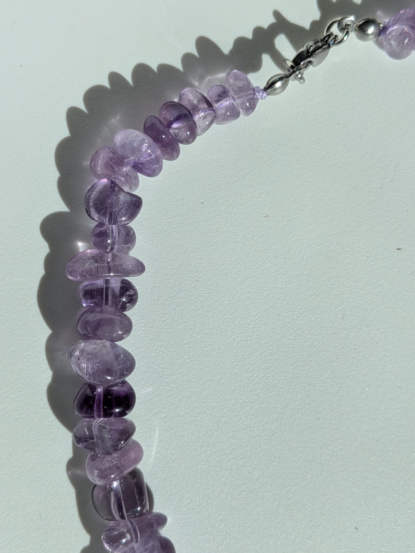 Collier en améthyste