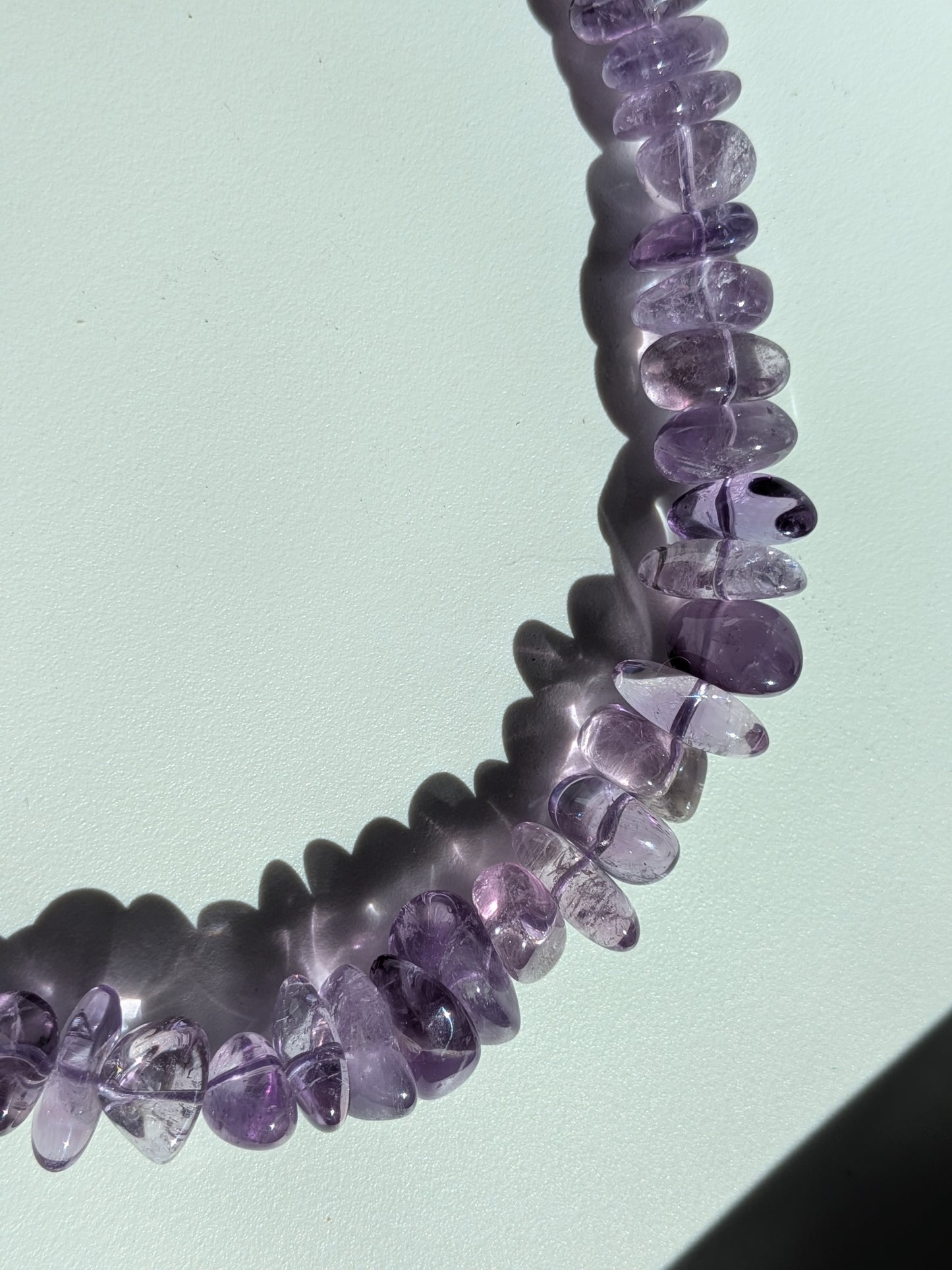 Collier en améthyste