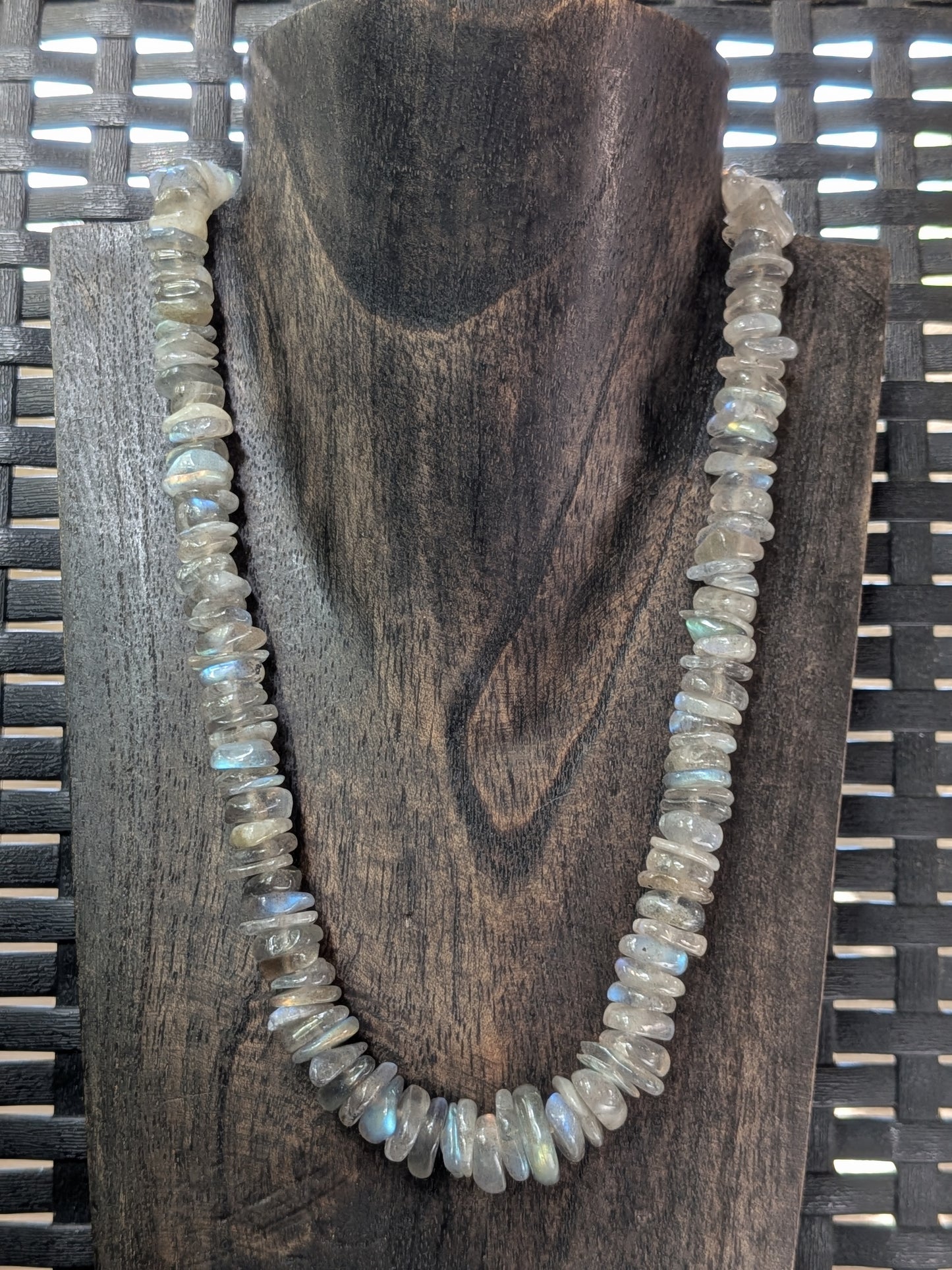 Collier en labradorite