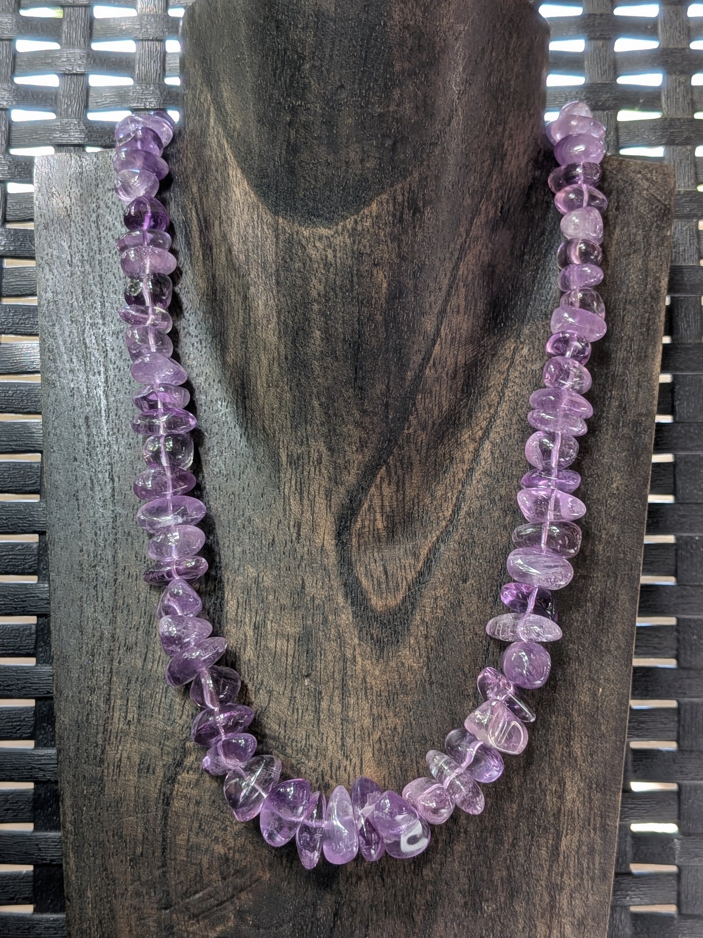 Collier en améthyste