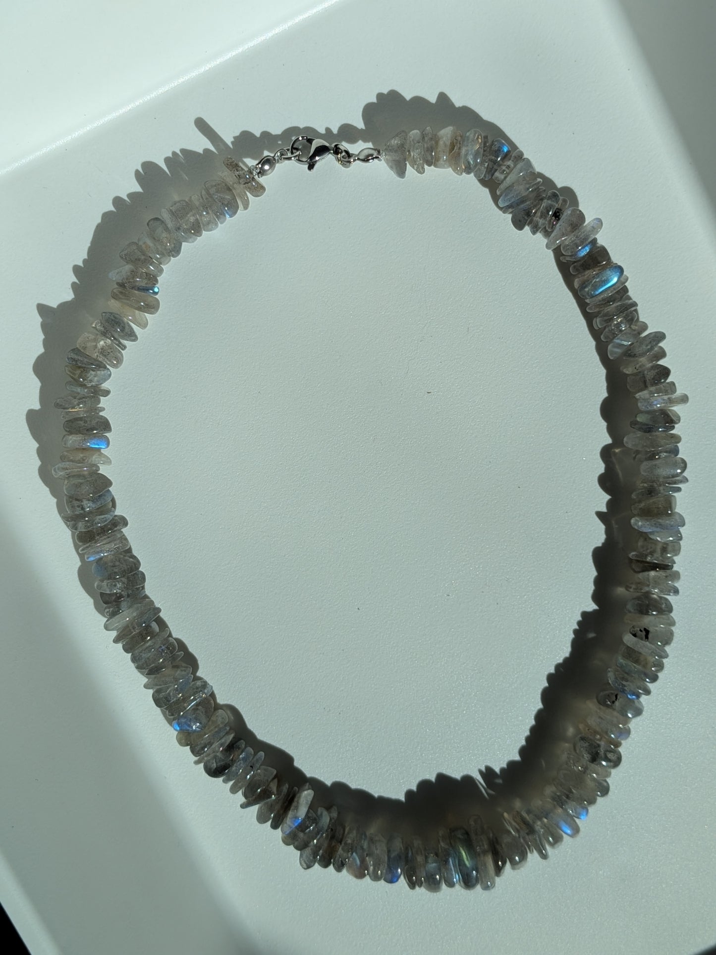 Collier en labradorite