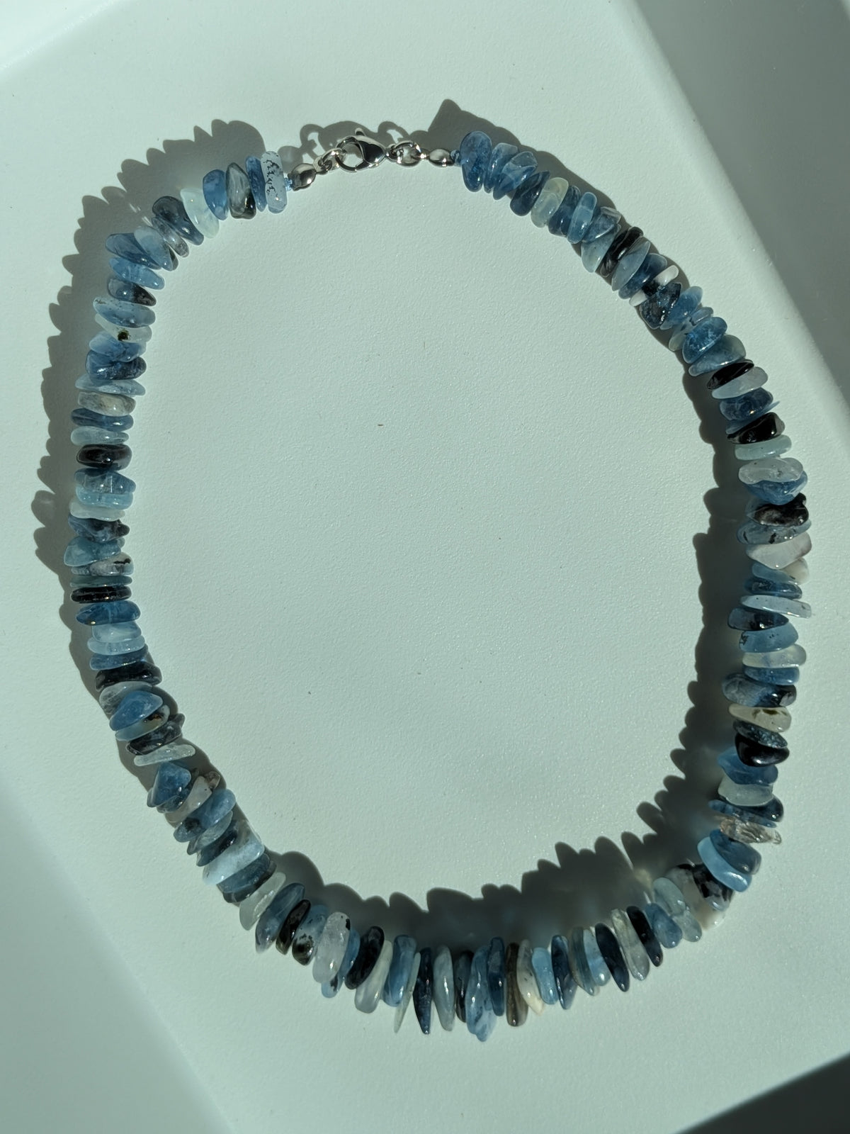 Collier en aigue marine