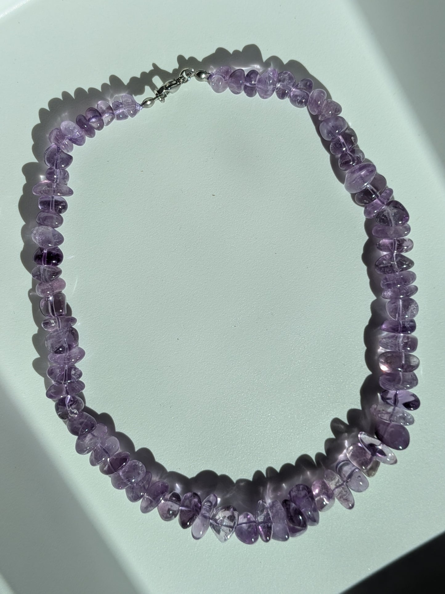 Collier en améthyste